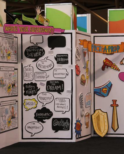 Graphic recording in action